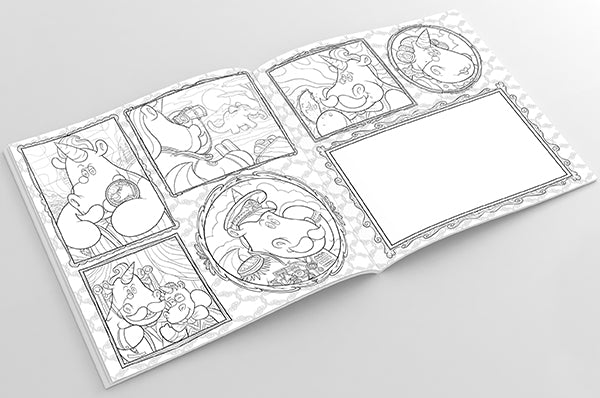 The Sparkle Toots Coloring Book Set