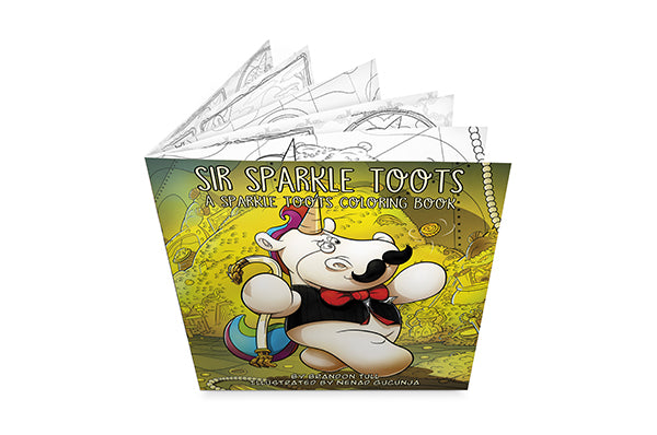 The Sparkle Toots Coloring Book Set – Sparkle Farts Toys
